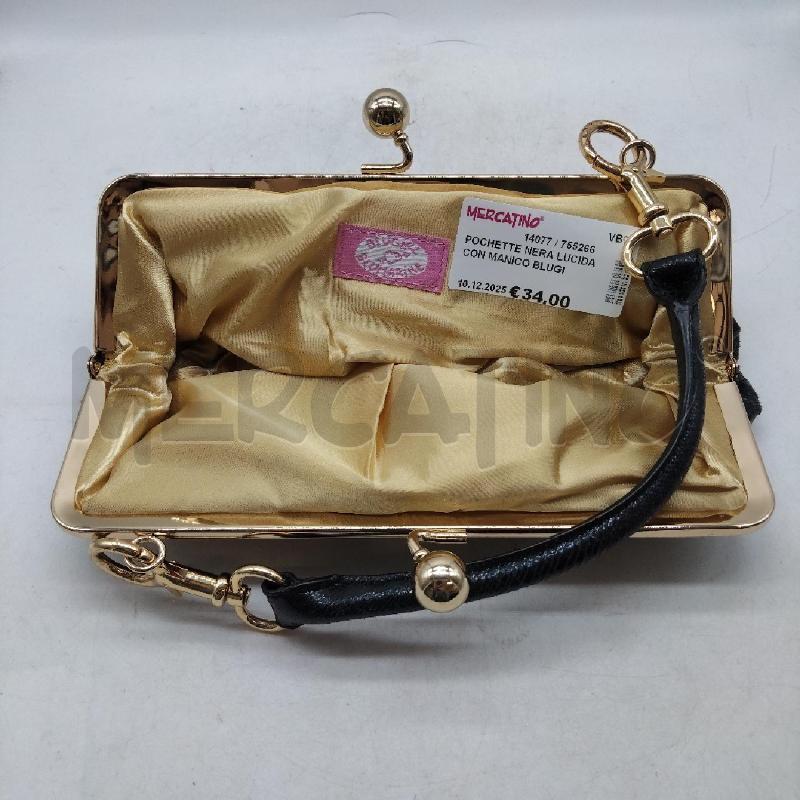 POCHETTE NERA LUCIDA CON MANICO BLUGIRL | Mercatino dell'Usato Domodossola 3