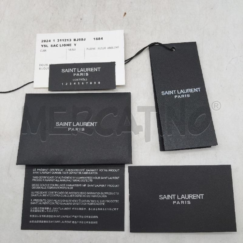POCHETTE PELLE NERA YVESSAINT LAUREN | Mercatino dell'Usato Domodossola 4