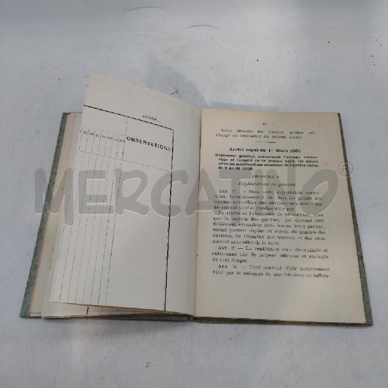POLICE DES MINES & DES MACHINES ED 1882 | Mercatino dell'Usato Domodossola 3