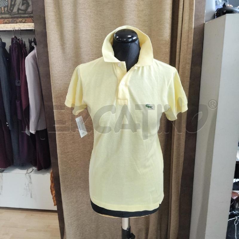 POLO DONNA GIALLA LACOSTE  | Mercatino dell'Usato Domodossola 1