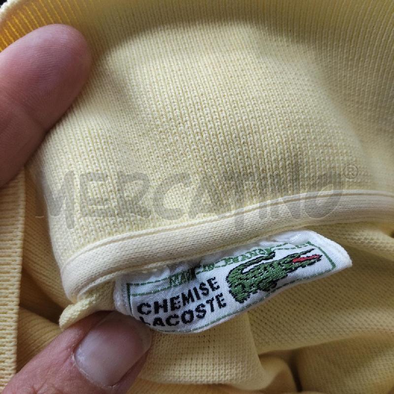 POLO DONNA GIALLA LACOSTE  | Mercatino dell'Usato Domodossola 4