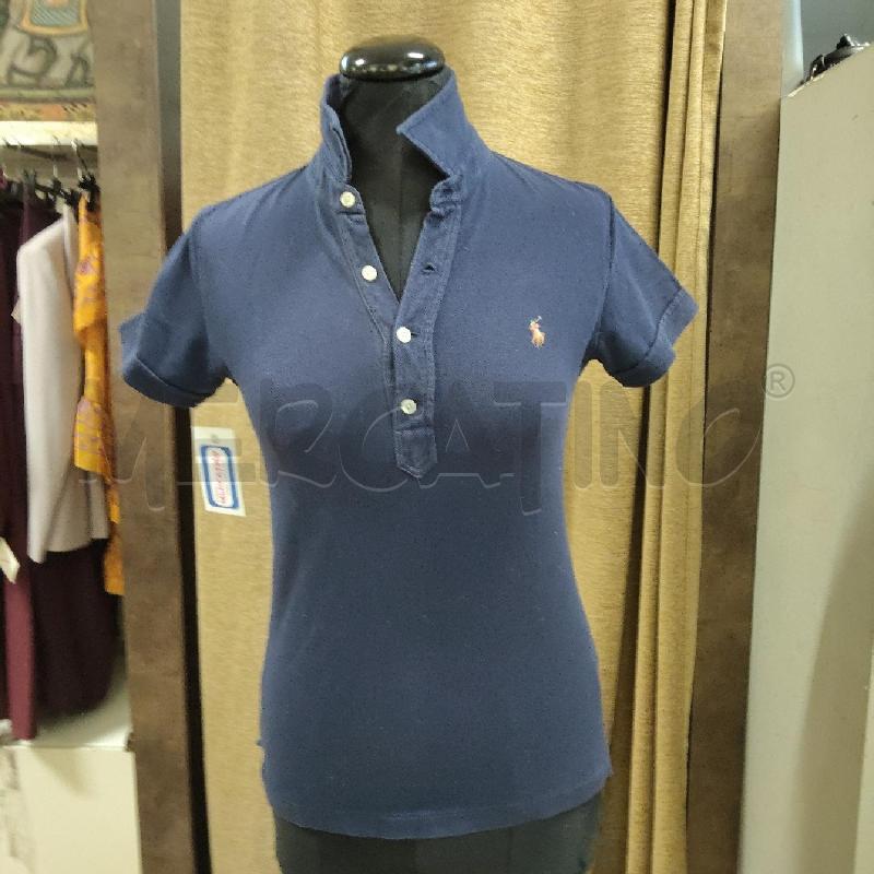 POLO DONNA RALPH BLU  | Mercatino dell'Usato Domodossola 1