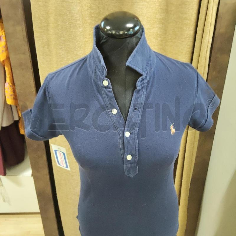 POLO DONNA RALPH BLU  | Mercatino dell'Usato Domodossola 3