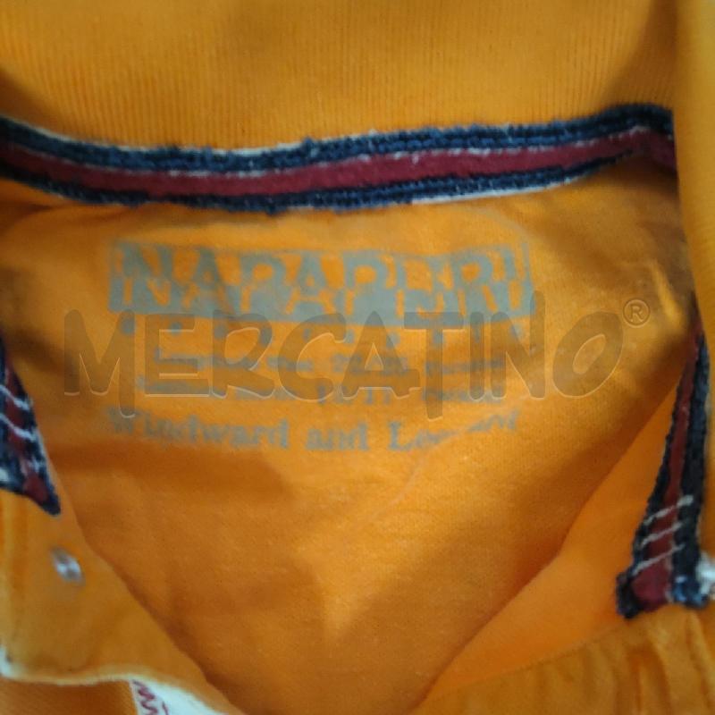 POLO UOMO ARANCIONE NAPAPIJRI | Mercatino dell'Usato Domodossola 3