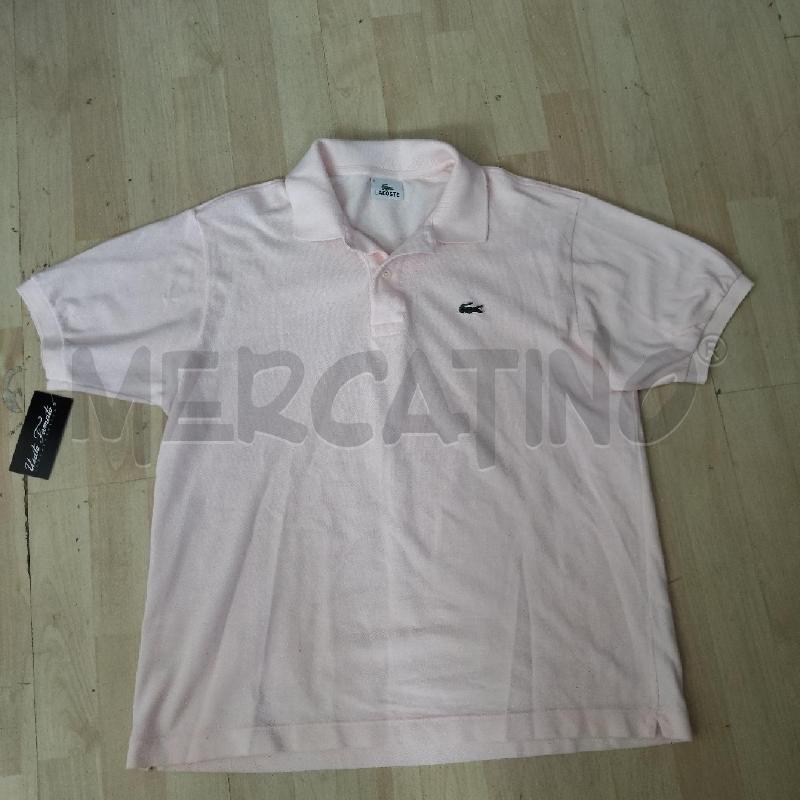 POLO UOMO LACOSTE ROSA  | Mercatino dell'Usato Domodossola 1