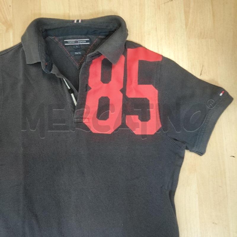 POLO UOMO TOMMY HILFINGER BLU NUMERO 85 ROSSO  | Mercatino dell'Usato Domodossola 3