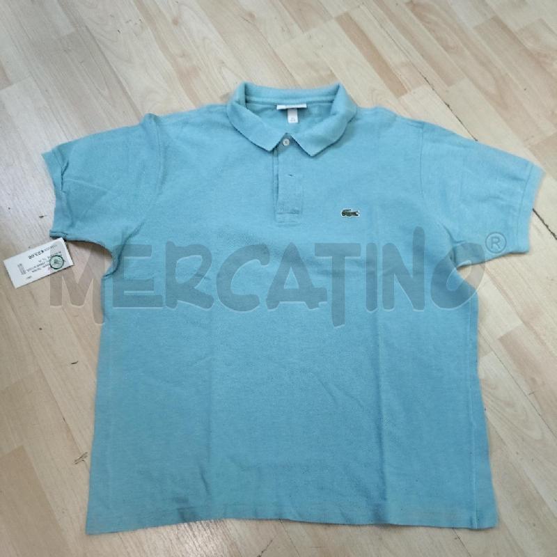 POLO UOMO VERDE ACQUA LACOSTE | Mercatino dell'Usato Domodossola 3