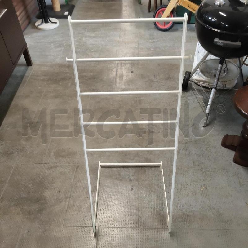 PORTA ASCIUGAMANI BIANCO 5 POSTI | Mercatino dell'Usato Domodossola 1
