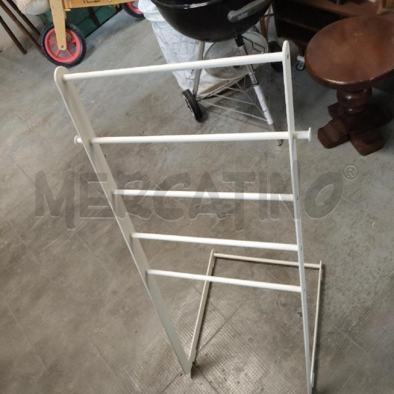 PORTA ASCIUGAMANI BIANCO 5 POSTI | Mercatino dell'Usato Domodossola 3