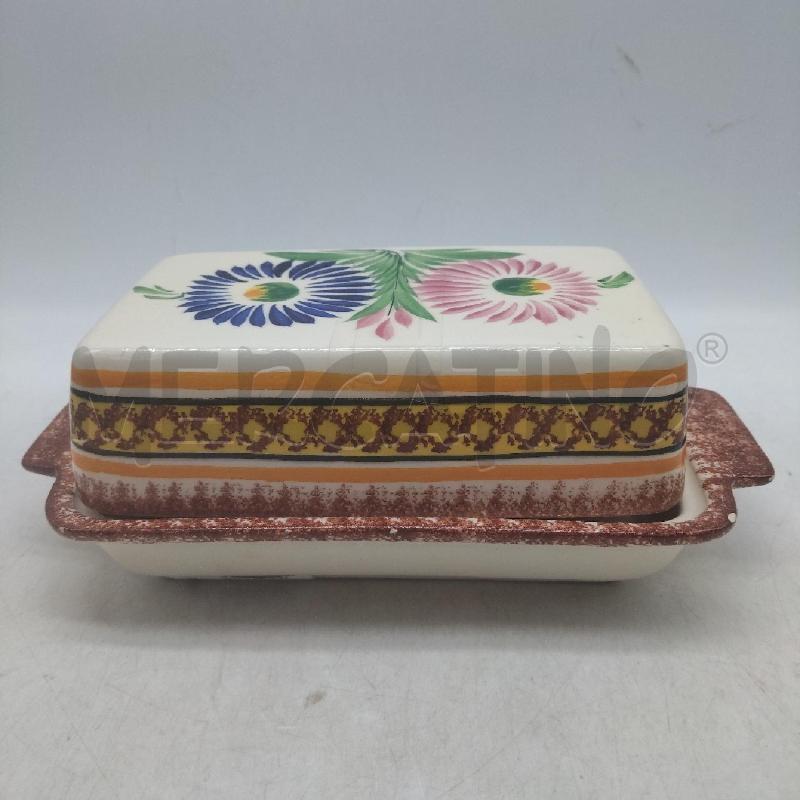 PORTA BURRO CERAMICA HENRIOT QUINPER  | Mercatino dell'Usato Domodossola 1