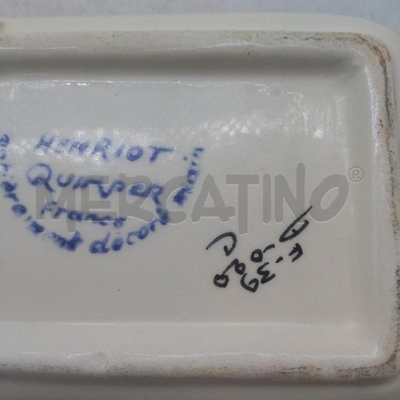 PORTA BURRO CERAMICA HENRIOT QUINPER  | Mercatino dell'Usato Domodossola 5