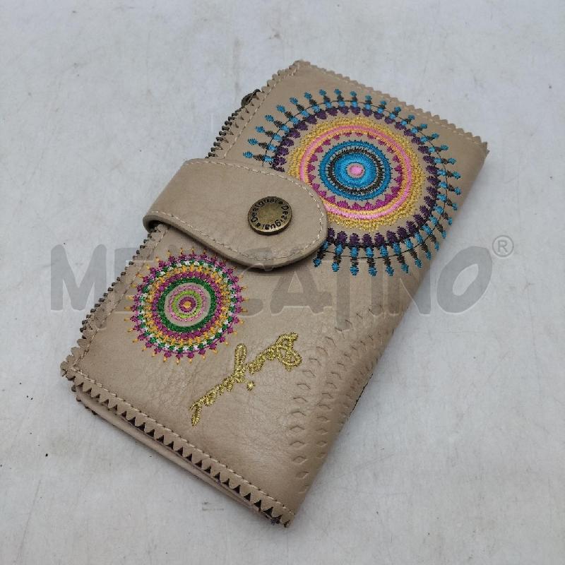 PORTA FOGLIO DESIGUAL BEIGE  | Mercatino dell'Usato Domodossola 1