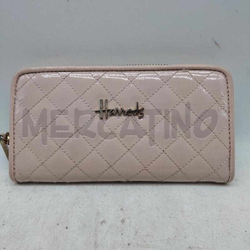 PORTA FOGLIO ROSA LUCIDO HARRODS | Mercatino dell'Usato Domodossola 1