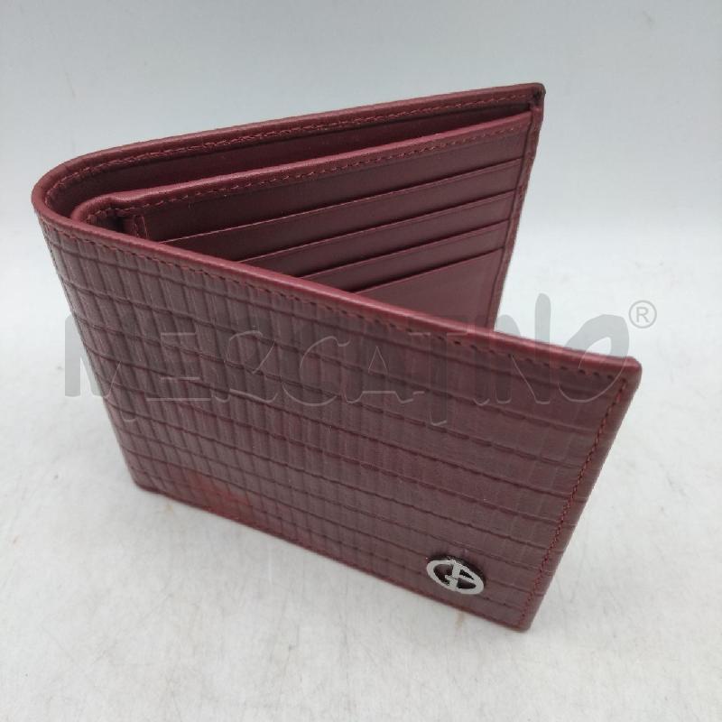 PORTA FOGLIO UOMO BORDEAUX GIORGIO ARMANI  | Mercatino dell'Usato Domodossola 1
