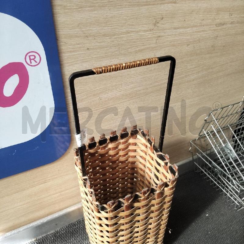 PORTA OMBRELLI METALO E VIMINI | Mercatino dell'Usato Domodossola 2