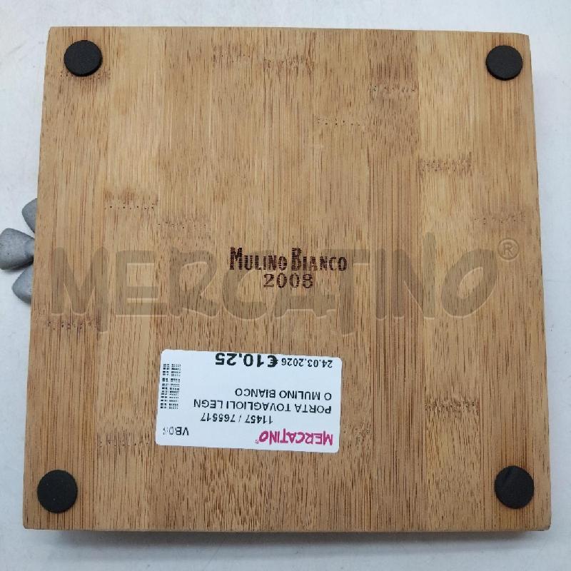 PORTA TOVAGLIOLI LEGNO MULINO BIANCO | Mercatino dell'Usato Domodossola 4