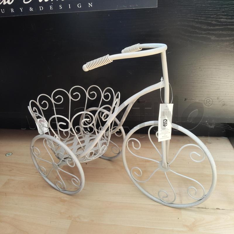 PORTA VASO BICICLETTINA GRIGIA  | Mercatino dell'Usato Domodossola 1