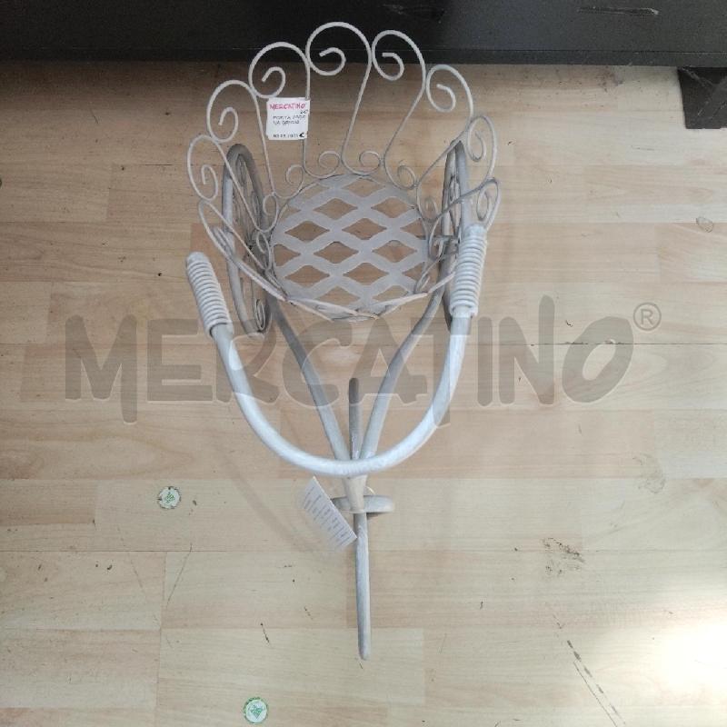 PORTA VASO BICICLETTINA GRIGIA  | Mercatino dell'Usato Domodossola 2