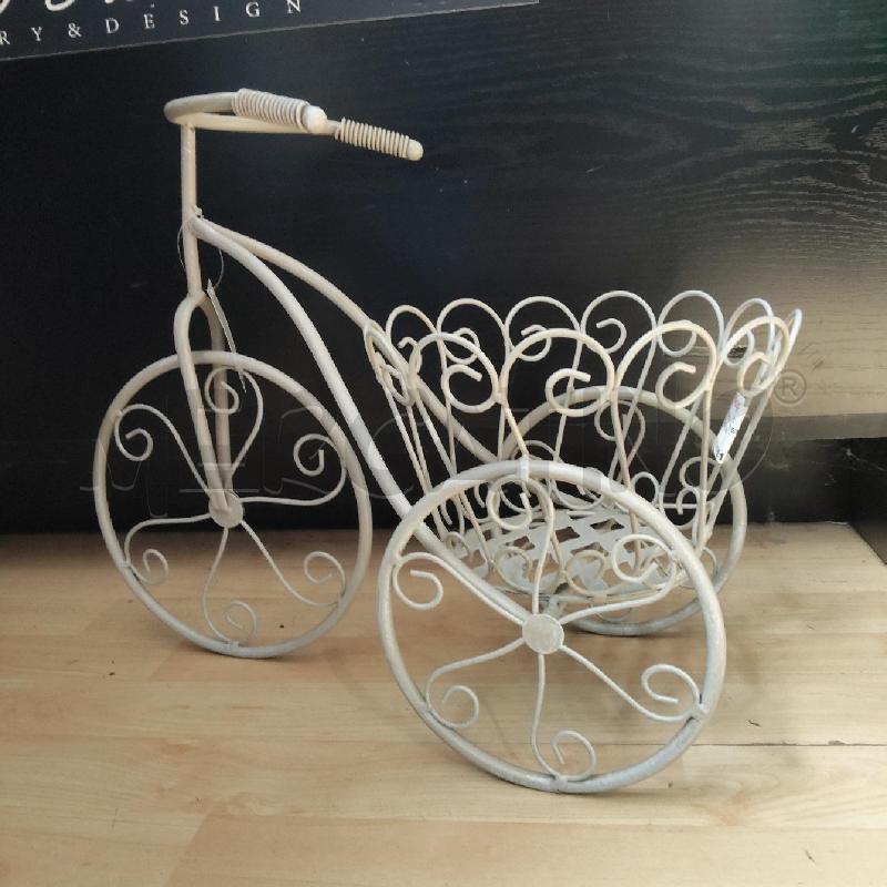 PORTA VASO BICICLETTINA GRIGIA  | Mercatino dell'Usato Domodossola 3