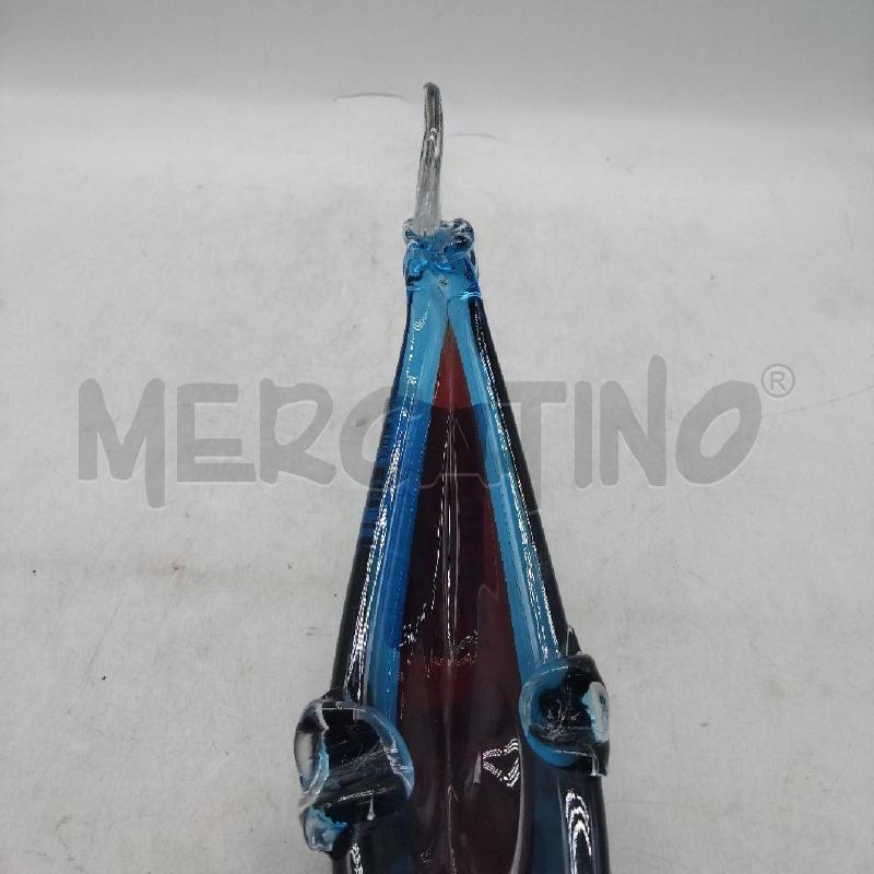POSA CENERE VETRO GONDOLA BLU ROSSO | Mercatino dell'Usato Domodossola 4
