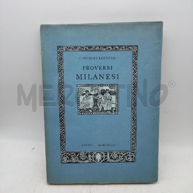 PROVERBI MILANESI  | Mercatino dell'Usato Domodossola 1