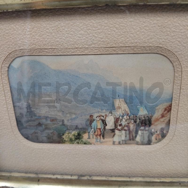 QUADRETTO VECCHIO DISEGNO CORNICE RETTANGOLARE | Mercatino dell'Usato Domodossola 2