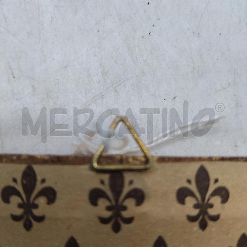 QUADRETTO VECCHIO FIORI CORNICE RETTANGOLARE FIORATA  | Mercatino dell'Usato Domodossola 3