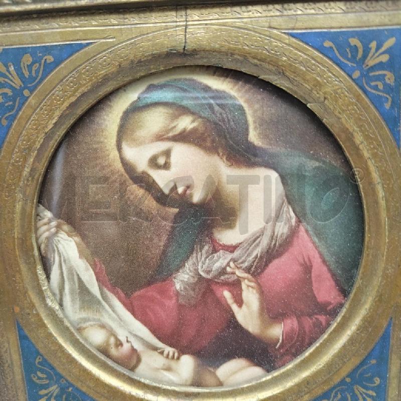 QUADRETTO VECCHIO MADONNA CORNICE DORATA  | Mercatino dell'Usato Domodossola 2