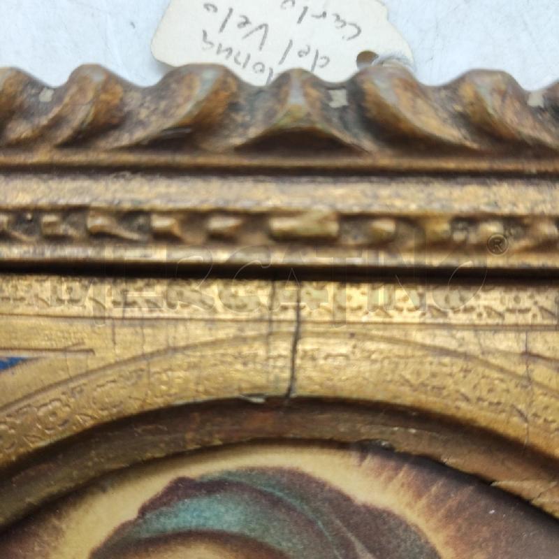 QUADRETTO VECCHIO MADONNA CORNICE DORATA  | Mercatino dell'Usato Domodossola 3