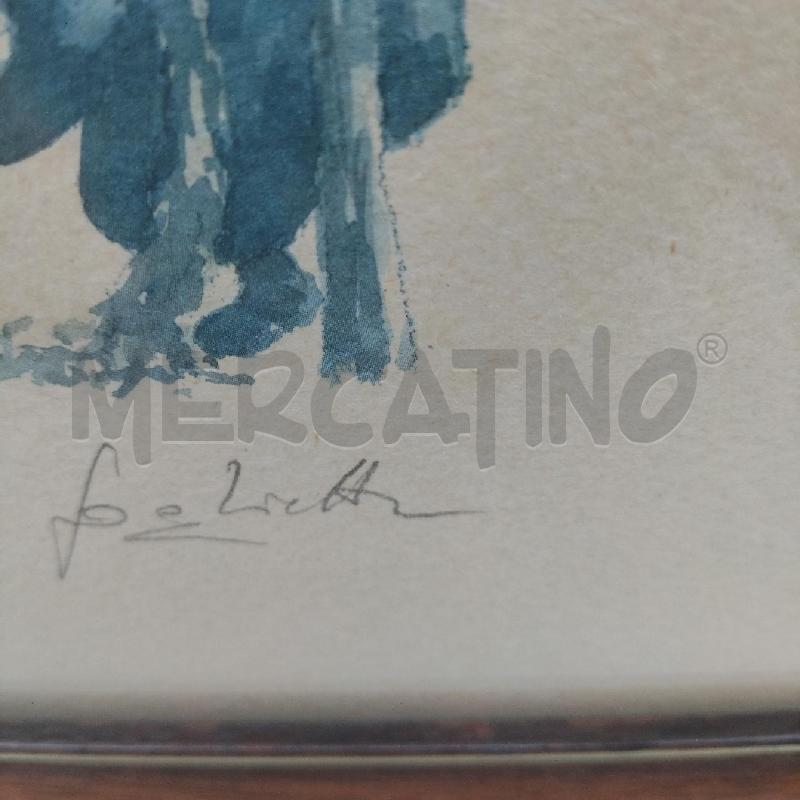 QUADRO ACQUARELLO FOGLIETTA | Mercatino dell'Usato Domodossola 3