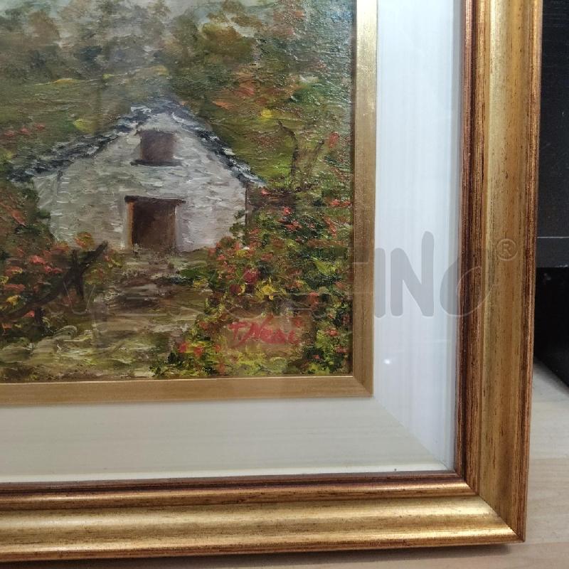 QUADRO A OLIO BAITA CON ALBERI F.TO NESI | Mercatino dell'Usato Domodossola 2