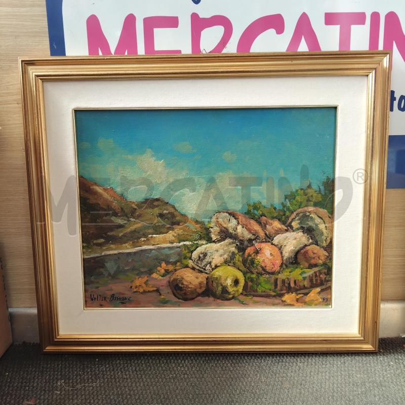 QUADRO A OLIO NATURA MORT WALTER BOSSONE | Mercatino dell'Usato Domodossola 1