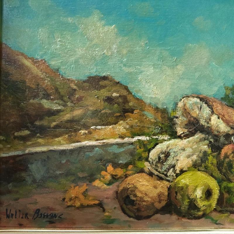 QUADRO A OLIO NATURA MORT WALTER BOSSONE | Mercatino dell'Usato Domodossola 3