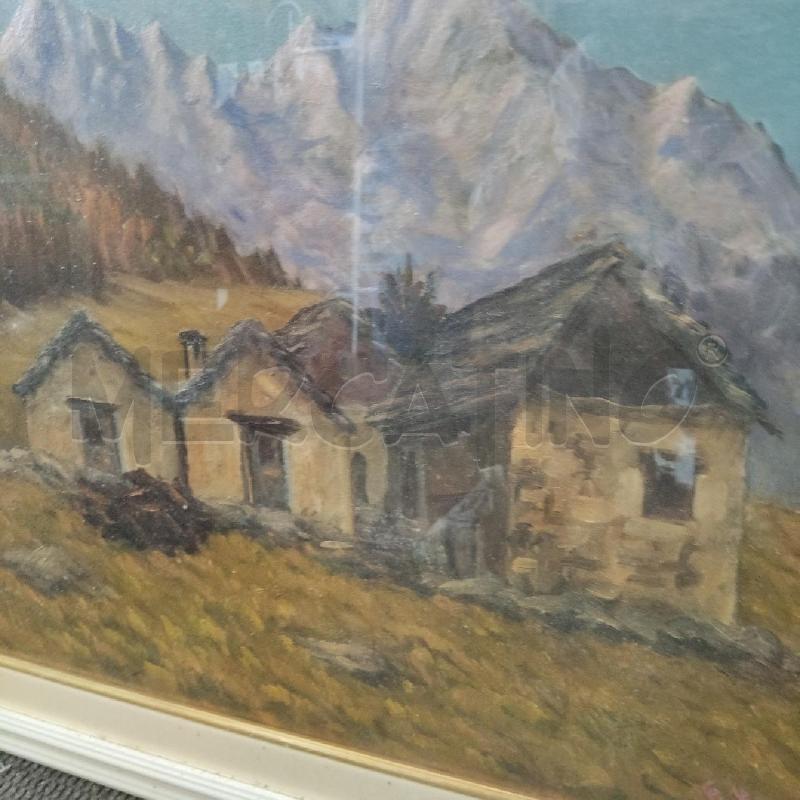 QUADRO BAITE ALPE DECCIA FONTANA GILBERTO | Mercatino dell'Usato Domodossola 3