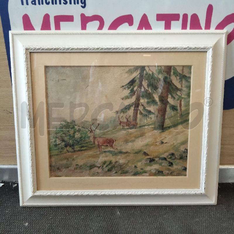 QUADRO CERVI NEL BOSCO | Mercatino dell'Usato Domodossola 1