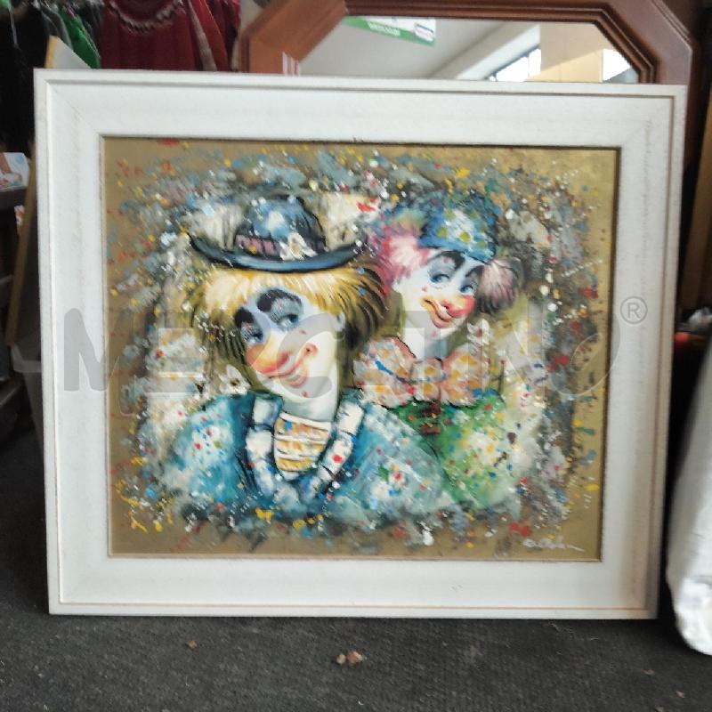 QUADRO CON PAGLIACCI  | Mercatino dell'Usato Domodossola 1