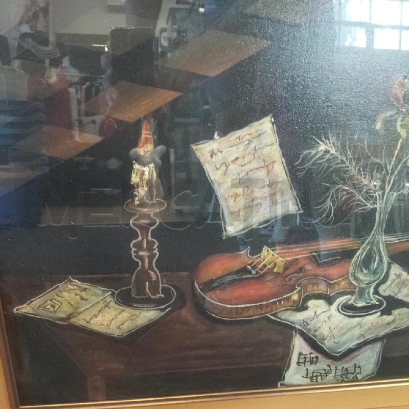 QUADRO CON VIOLINO PALOMBO  | Mercatino dell'Usato Domodossola 2
