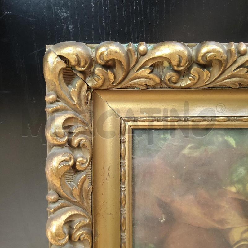 QUADRO CORNICE DORATA RAPPRESENTAZIONE FAMIGLIA | Mercatino dell'Usato Domodossola 2