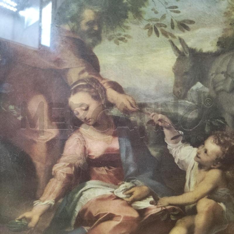 QUADRO CORNICE DORATA RAPPRESENTAZIONE FAMIGLIA | Mercatino dell'Usato Domodossola 3