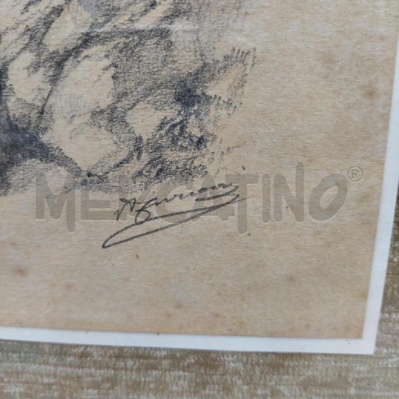 QUADRO DISEGNO CORNICE DORATA  | Mercatino dell'Usato Domodossola 2