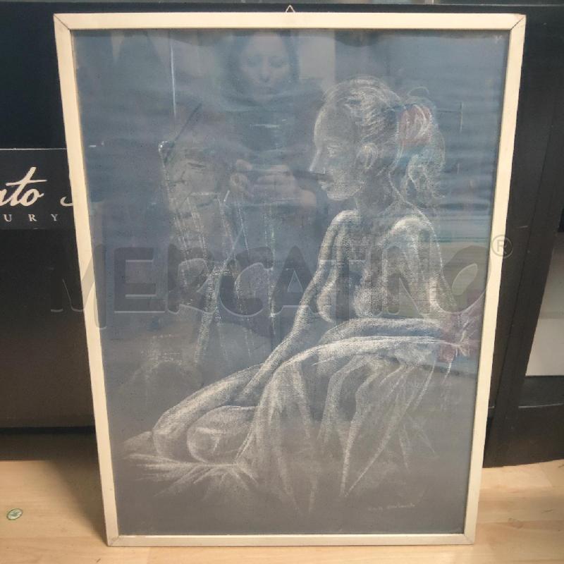 QUADRO DISEGNO DONNA PIAZZOLA | Mercatino dell'Usato Domodossola 1