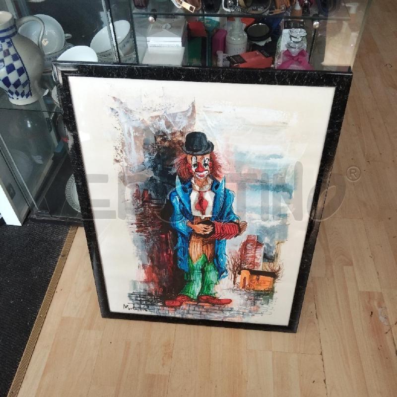 QUADRO DISEGNO PAGLIACCIO  | Mercatino dell'Usato Domodossola 1