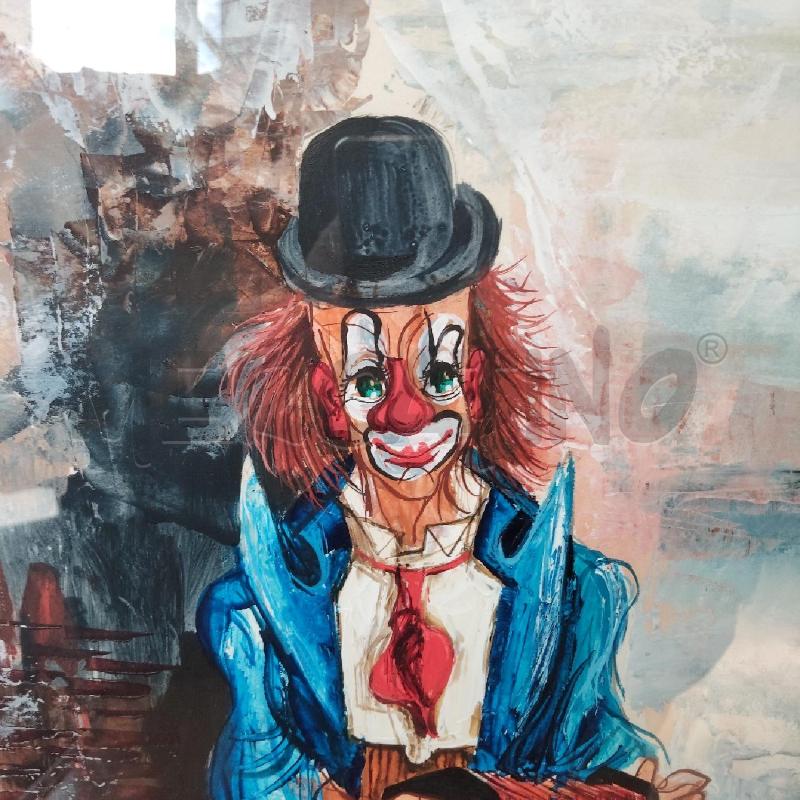 QUADRO DISEGNO PAGLIACCIO  | Mercatino dell'Usato Domodossola 3