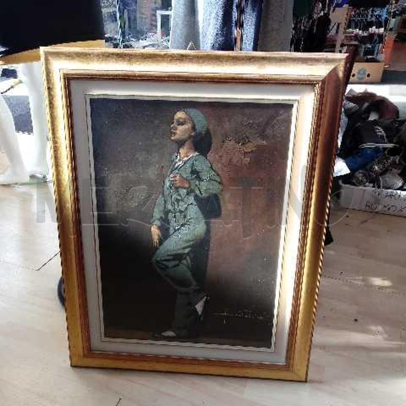 QUADRO FIGURA IN AZZURRO EDOARDO BERTOLINI | Mercatino dell'Usato Domodossola 1