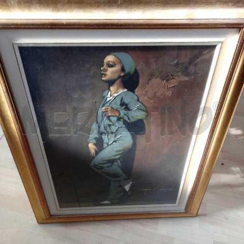 QUADRO FIGURA IN AZZURRO EDOARDO BERTOLINI | Mercatino dell'Usato Domodossola 2