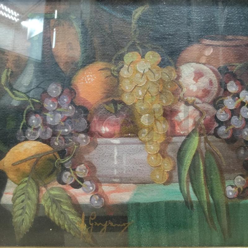 QUADRO FRUTTA FIRMATO 50X40 | Mercatino dell'Usato Domodossola 2
