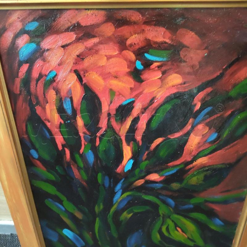 QUADRO GIANNI VILLA PANNOCCHIE E GRANO TURCO 1992 60*80 | Mercatino dell'Usato Domodossola 3