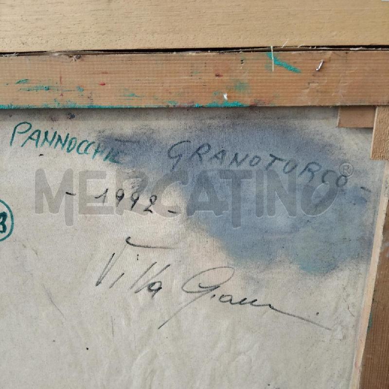 QUADRO GIANNI VILLA PANNOCCHIE E GRANO TURCO 1992 60*80 | Mercatino dell'Usato Domodossola 4