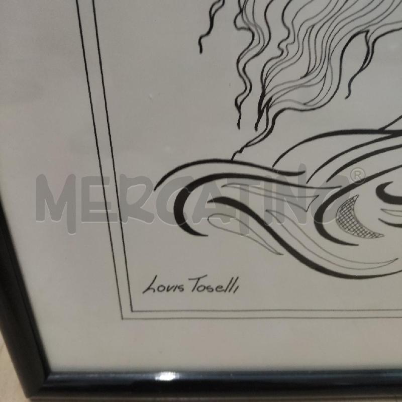 QUADRO INCISIONE DONNA LOVIS TONELLI | Mercatino dell'Usato Domodossola 2