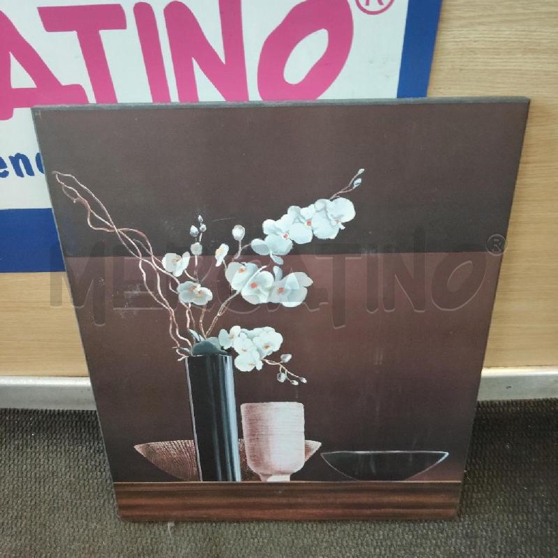 QUADRO LEGNO FIORI STAMPA 2 GRANDI+2 PICCOLI  | Mercatino dell'Usato Domodossola 4